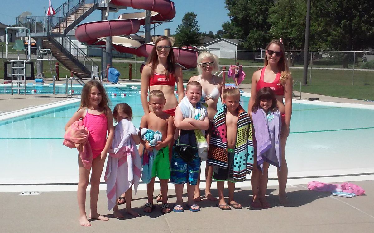 Image of Swimming Pool Scene